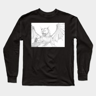 Smeowg the Cat Dragon Long Sleeve T-Shirt